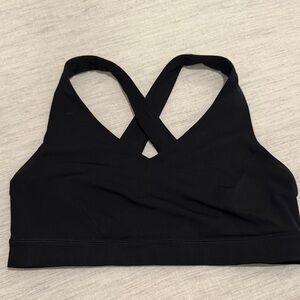 Lululemon Athletica Black Cross-Back Sports Bra Size 10